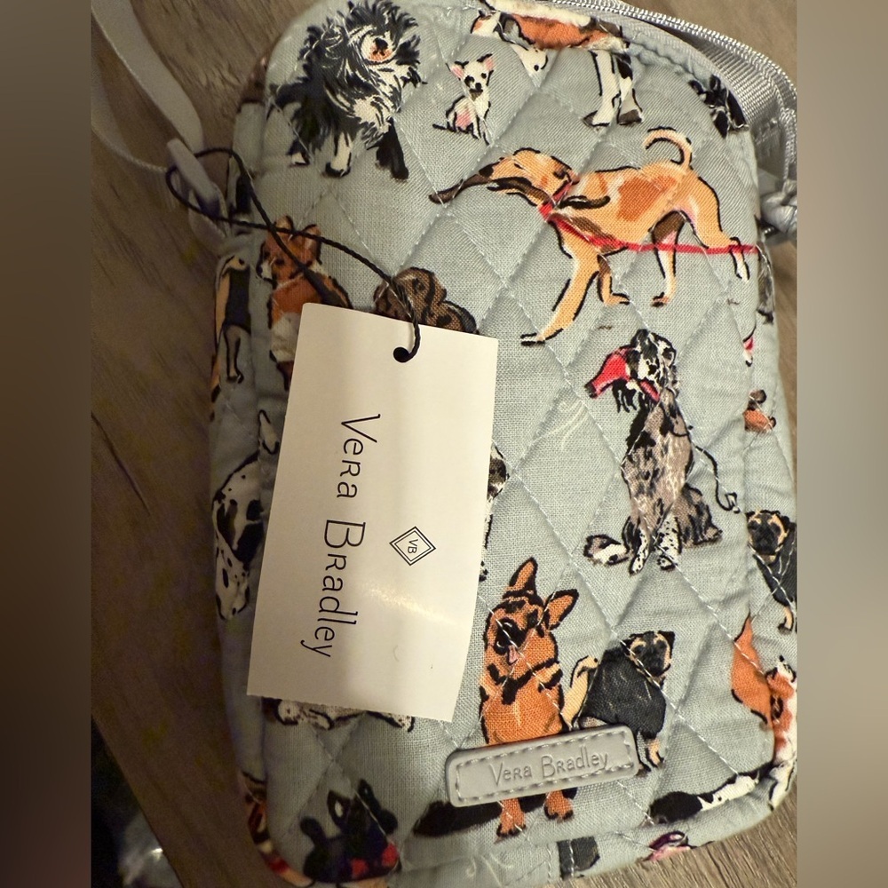 Vera Bradley RFID Mini Hipster 🐕 DOG SHOW Crossbody Purse Bag V239A New - Picture 5 of 8